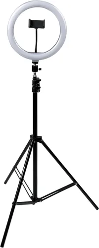 Miniatura 13 de Gator Frameworks Juego con (2) anillos de luces LED de 10 pulgadas con soportes de altura ajustable y soportes universales para teléfono