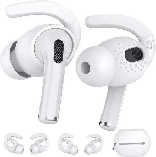 Miniatura 9 de AhaStyle 4 pares de fundas de silicona para AirPods 3 auriculares [no cabe en la funda de carga] compatible con Apple AirPods 3 2021