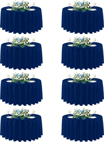 Miniatura 104 de sancua - Paquete de 2 manteles cuadrados de poliéster, de 54 x 54 pulgadas, resistentes a las manchas y a las arrugas, lavables, para mesas de Beige