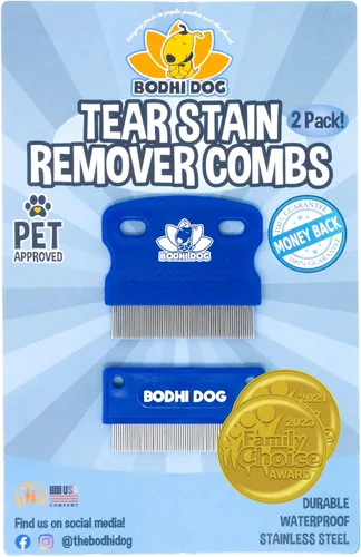 Miniatura 7 de Bodhi Dog Peines quitamanchas y quitamanchas de lágrimas – Elimina suavemente las manchas y la suciedad de los ojos de las mascotas – Seguro y suave