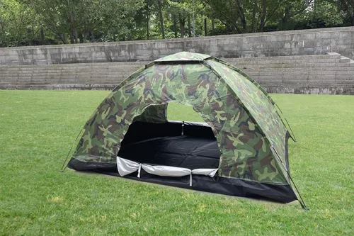 Sutekus Tienda de campaña ligera para mochileros, equipo al aire libre de camuflaje para acampar, senderismo, ciclismo, viaje, mejorado, gran espacio