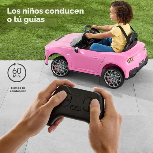 Miniatura 3 de Best Choice Products Auto Eléctrico de Paseo de 12V para Niños con Licencia Oficial de Ford Mustang con Control Parental, Luces LED, 2 Velocidades