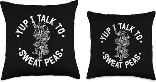 Miniatura 3 de Sweet Peas Plant Accessories Soil Terrarium Sweet Peas Throw Pillow