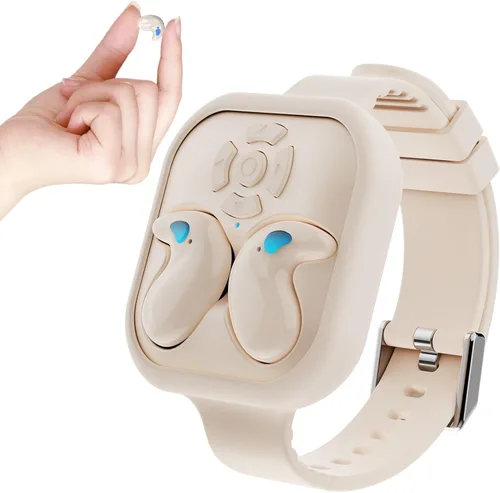 Miniatura 10 de Auriculares para dormir con control remoto, invisibles, pequeños, pequeños, ocultos, deportivos, diseño portátil, video, desplazamiento, página Negro