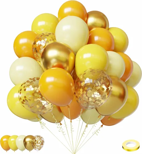 Miniatura 17 de Lukiituke 75 globos, negro, rojo y dorado (12 y 5 pulgadas), decoraciones de fiesta temática de casino, Año Nuevo, graduación, boda, cumpleaños
