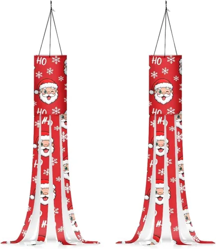 Miniatura 43 de Mummy Windsock - Calcetines de viento suaves e impermeables con bandera de Halloween, 2 piezas, lavables a máquina, secado rápido, bandera colgante
