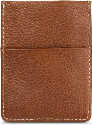 Miniatura 2 de Eddie Bauer Men's Rugged Leather Bifold Wallet Money Clip RFID Protection ID Window Genuine Leather EDC