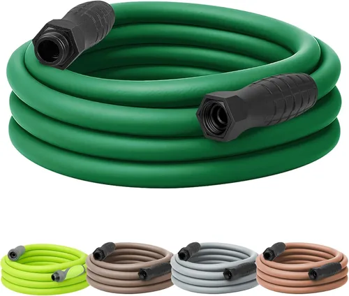 Miniatura 9 de Flexzilla - Manguera de jardín de uso general de 5/8 pulgadas x 15 pies, manguera de agua ligera para todo tipo de clima, resistente y flexible