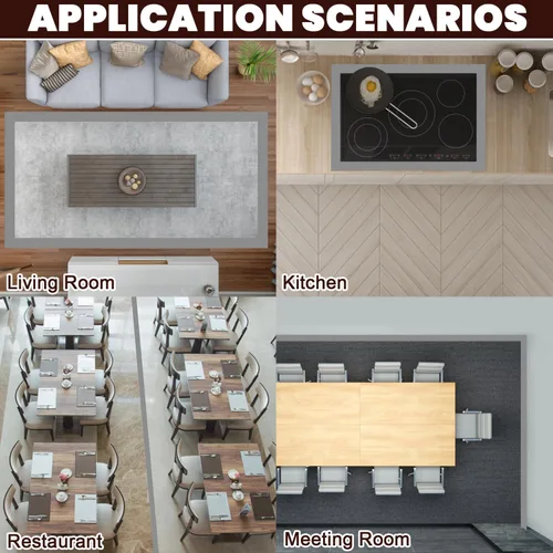 Miniatura 7 de Tira de Transición de Piso de Vinilo Autoadhesiva de 3.05m, Tira de Borde Superpuesto Alfombra a Azulejo, Tira de División de Piso Flexible Pelar