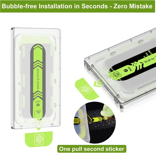 Miniatura 4 de Protector de pantalla de vidrio templado compatible con iPhone 14 Pro (6.1 pulgadas) [súper dureza] [kit de alineación sin burbujas] resistente a