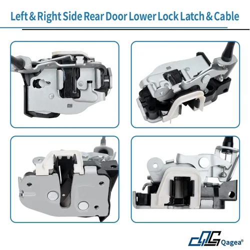 Miniatura 4 de Pestillos de bloqueo inferiores de puerta trasera - Lado izquierdo del conductor y lado derecho del pasajero - Reemplazo para Ford F-150 F-250 HD