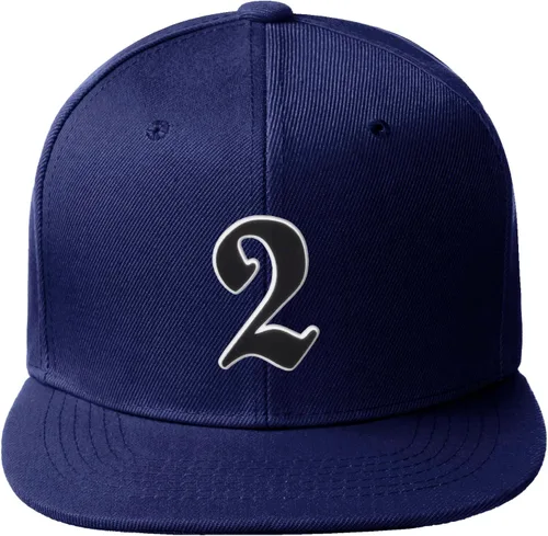 Miniatura 329 de Daxton Gorra clásica con visera de billete plano con letras del alfabeto inglés antiguo de la A a la Z