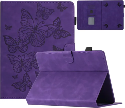 Miniatura 37 de Dteck Funda universal (9.6" a 10.5") - Funda plegable de cuero con tapa para tableta Android 10 10+ pulgadas/Samsung Galaxy Tab 9.6 9.7 10.1 10.4