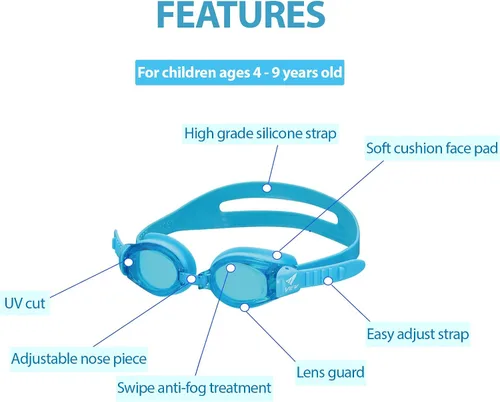Miniatura 3 de Ver Equipo de natación V-730JASA Swipe Youth Swim Goggles