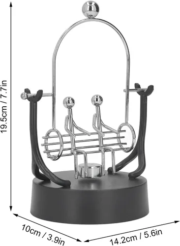 Miniatura 6 de KENANLAN Bolas de equilibrio, bolas de equilibrio de metal para parejas, bolas de equilibrio de péndulo, juguetes divertidos de ciencia física