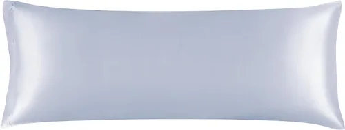 Miniatura 170 de Bedelite Funda de almohada de satén para el cuerpo, súper suave y refrescante, para el cabello y la piel, transpirable, sedosa y larga, 20 x 54 Rosa
