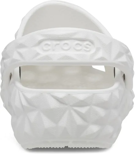 Miniatura 2 de Crocs Zueco geométrico clásico unisex para adultos K WHI