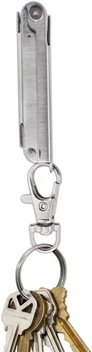 Miniatura 5 de Lucky Line UtiliCarry - Micro herramienta compacta de acero inoxidable, cuchillo de bolsillo multiherramienta en clip para llaves, para transporte