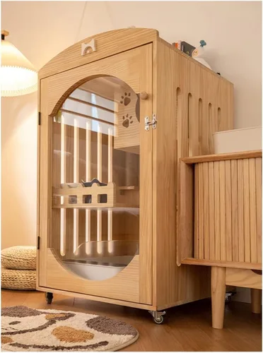 Miniatura 4 de Casa para gatos jaula para gatos Villa pequeña con inodoro de dos pisos para gatos Casa de gato Casa para el hogar Mascota Gatito Gato Villa