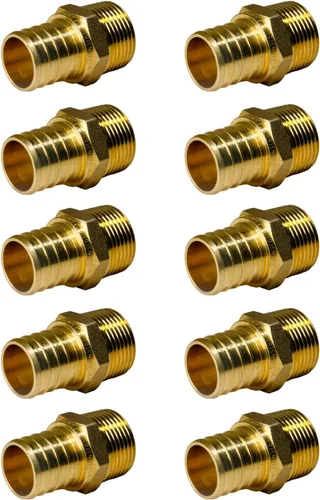 Miniatura 24 de XFITTING 1 pulgada Pex x 1 pulgada Adaptador Femenino NPT, 23-4-3=2X, 2 Piezas
