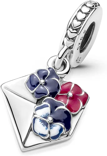Miniatura 4 de PANDORA 790787C01 - Abalorio colgante de flor de panadería, Plata de ley, circonita