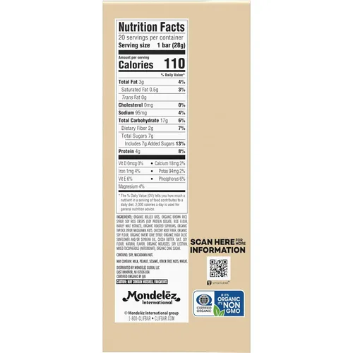 Miniatura 14 de Clif Bar - Barras energéticas, 160173, Macadamia de chocolate blanco, 1
