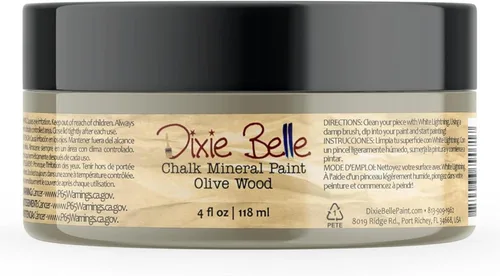 Miniatura 247 de Dixie Belle Paint Company - Pintura con acabado de tiza para muebles, color negro (Caviar), 1 galón, 128 fl oz, pintura mineral color rosa intenso