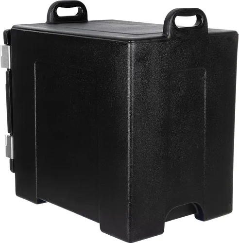 Miniatura 6 de Carlisle FoodService Products Transportador de Bandejas de Alimentos Aislado y Calentador, Carga Frontal con Asas, Capacidad para 5 Bandejas Negro
