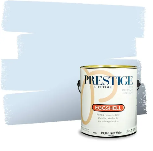 Miniatura 869 de Pintura Exterior + imprimación PRESTIGE, todo-en-uno, 1 galón, acabado mate, color comparable al Valspar* Royal Gray* VS151-Gris real