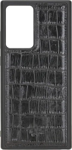 Miniatura 12 de Venito Lucca - Funda de piel compatible con Samsung Galaxy Note 10 (6,3 pulgadas), extra segura, con cubierta trasera acolchada, cocodrilo negro