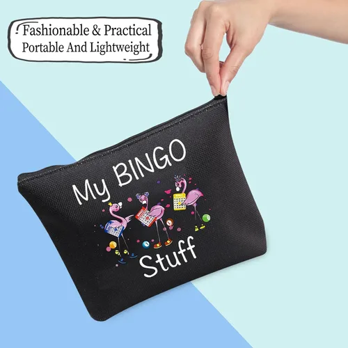 Miniatura 5 de JXGZSO Divertido B Lover Regalo Jugador Regalo Mi B Cosmético B Cosmético B Bolsa De Maquillaje B Regalo Jugador, negro ( B Black )
