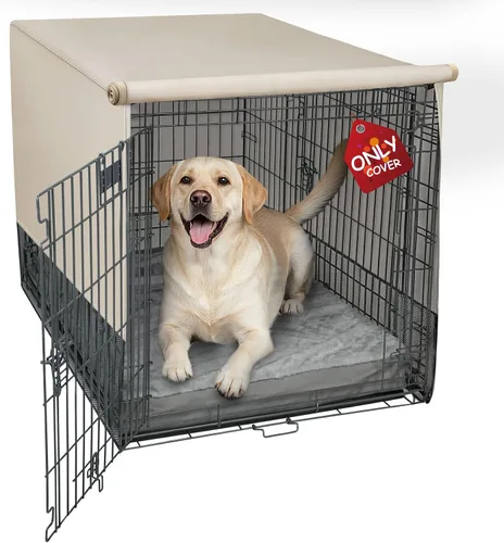 Miniatura 13 de Explore Land Funda transpirable para jaula de perro, ventilación de malla de 4 lados, funda básica para perrera para mascotas, todos los lados