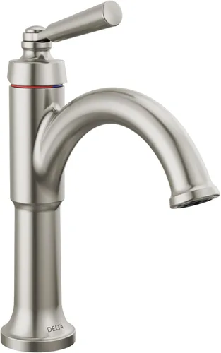 Miniatura 8 de Delta Faucet Saylor - Grifo de baño de un solo agujero, grifo de baño dorado, grifo de lavabo de baño de una sola manija, tecnología de sello
