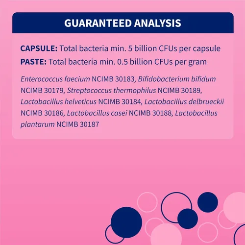 Miniatura 9 de Nutramax Probióticos proviables para perros y gatos pequeños, kit de apoyo para la diarrea, suplemento de salud digestiva con múltiples cepas