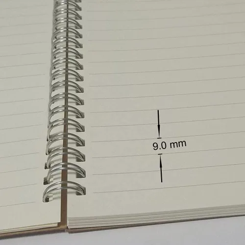 Miniatura 4 de YUREE Cuaderno de espiral/diario en espiral, cuaderno de tapa dura, 140 páginas (70 hojas) con rayas anchas, A5, 8.4 x 5.9 pulgadas