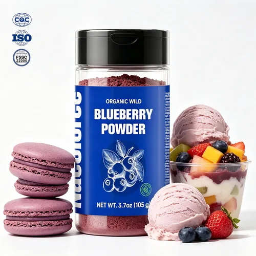 Miniatura 4 de Polvo natural de arándano liofilizado, 100% bayas puras con antioxidantes y vitaminas, sin azúcar añadido, sin gluten, vegano sin OMG, para hornear