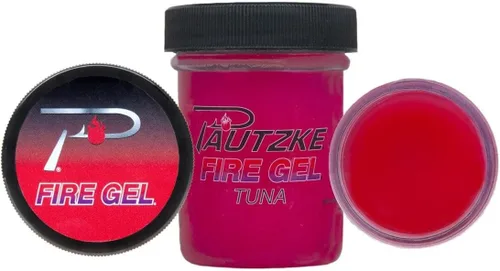 Pautzke - Atractivo de pesca de gel de fuego, aroma de pescado, gel de aroma de pescado de larga duración, compatible con agua dulce y salada, Tuna