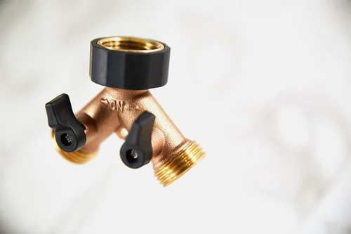 Miniatura 4 de Orbit, manguera para jardín de alta resistencia, divisor Y, válvulas de paso para riego, 58248N, Brass