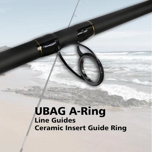 Miniatura 3 de Fiblink Caña de pesca de surf, 2 piezas/3 piezas, portátil, caña de surf para agua salada (9'/10'6"/12')