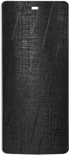 Miniatura 3 de DALIX Lamas de textura vertical negra sedosa tamaño de ventana 46.5 cantidad 5