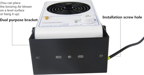 Miniatura 5 de YUCHENGTECH Ionizador antiestático del eliminador estático de la descarga electro del ventilador del ventilador de aire ionizante (220V)