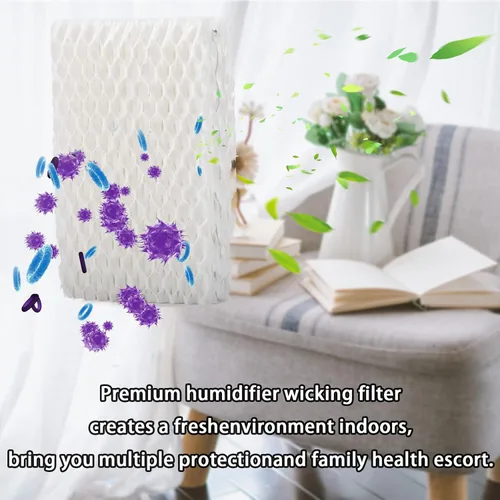 Miniatura 4 de HIFROM Paquete de 10 filtros de mecha para humidificador WF813 compatibles con ReliOn RCM-832 RCM-832N ProCare PCWF813 PCWF-813 Equate EQWF813