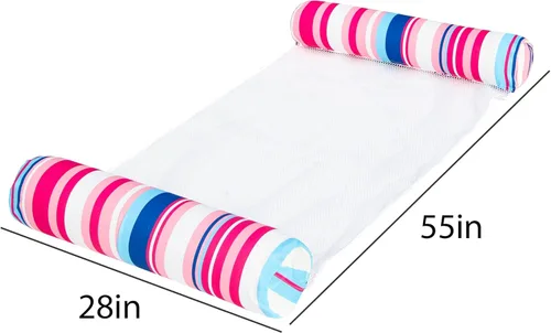 Miniatura 5 de FindUWill Paquete de 2 flotadores de tela para piscina de agua, XL, hamacas inflables multiusos para agua