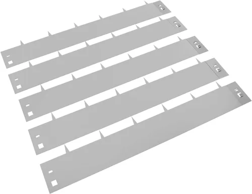 Miniatura 8 de Borde de acero flexible para césped: 5 piezas de 3 x 39 pulgadas de borde metálico para jardín y patio de jardín, 16.25 pies de longitud de bordes