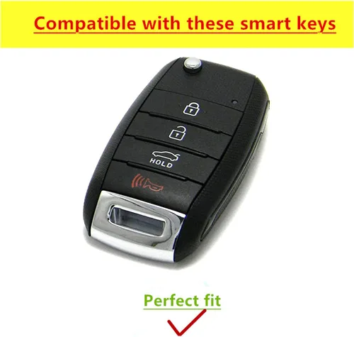 Miniatura 3 de Funda para llavero Kia, protector de TPU para llavero de Kia, protector de carcasa de TPU con control remoto sin llave, soporte inteligente