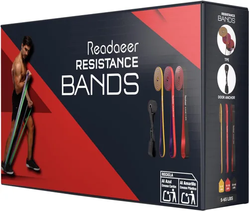 Miniatura 8 de Pull Up Assitance Bands, 5-Level Resistance Bands for Working Out, Pull Up Bands Set for Men & Women, Exercise Bands for Full-Body Training(5-125LBS)