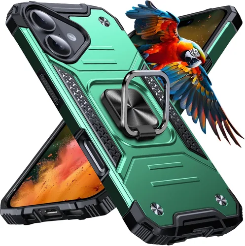 Miniatura 16 de Anqrp Funda resistente para iPhone 6/7/8/SE/SE2 con soporte de anillo mejorado y agarre, grado militar, a prueba de golpes, resistente y robusta
