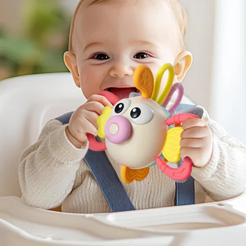 Miniatura 6 de iPlay, iLearn Juguete para bebé de 6 a 12 meses, juguete sensorial para la dentición infantil, juego de actividades de aprendizaje Montessori, juego