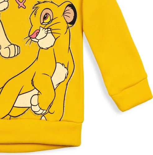 Miniatura 7 de Disney Lion King Simba - Sudadera con capucha y forro polar cruzado para niñas