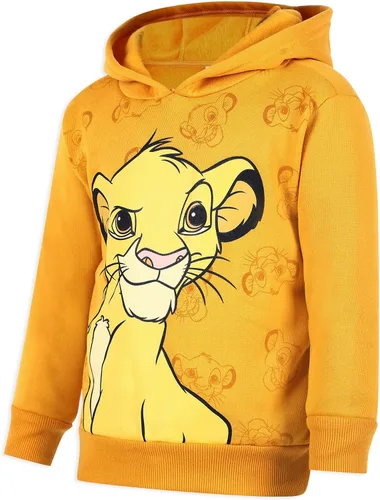 Miniatura 2 de Disney Lion King Simba - Sudadera con capucha para niños pequeños y pequeños, color naranja